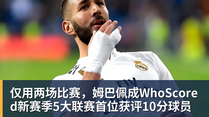 贝博艾弗森仅用两场比赛，姆巴佩成WhoScored新赛季5大联赛首位获评10分球员